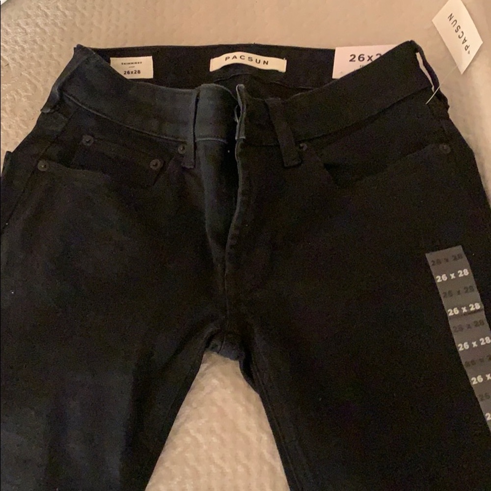 Black skinny jeans